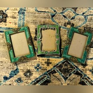 Set of three 4x6 picture frames